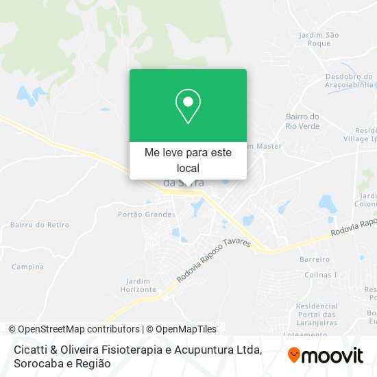 Cicatti & Oliveira Fisioterapia e Acupuntura Ltda mapa