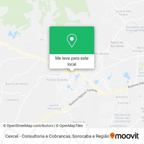 Cexcel - Consultoria e Cobrancas mapa