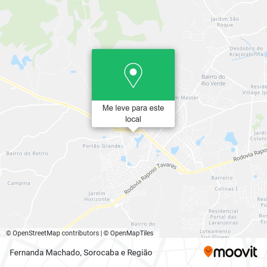 Fernanda Machado mapa