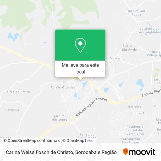 Carina Weiss Fosch de Christo mapa