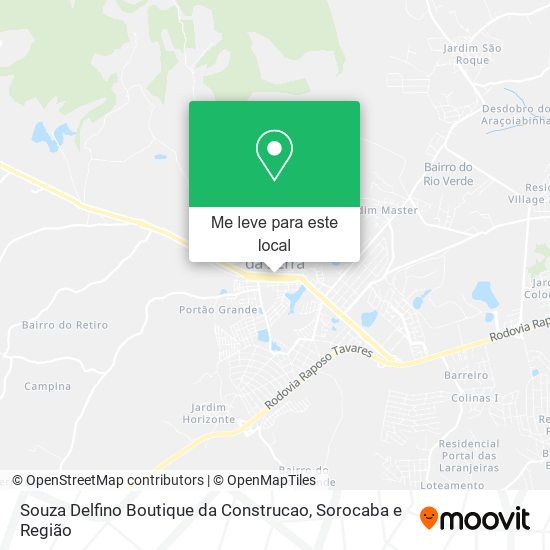 Souza Delfino Boutique da Construcao mapa
