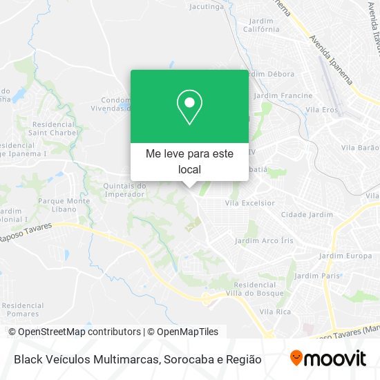 Black Veículos Multimarcas mapa