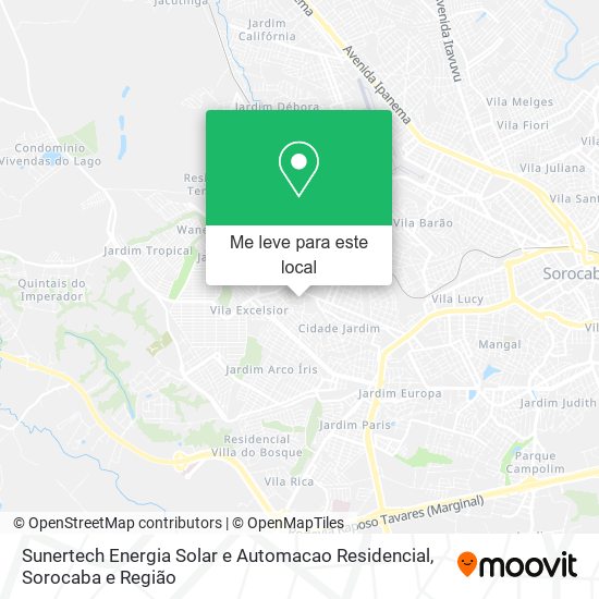 Sunertech Energia Solar e Automacao Residencial mapa