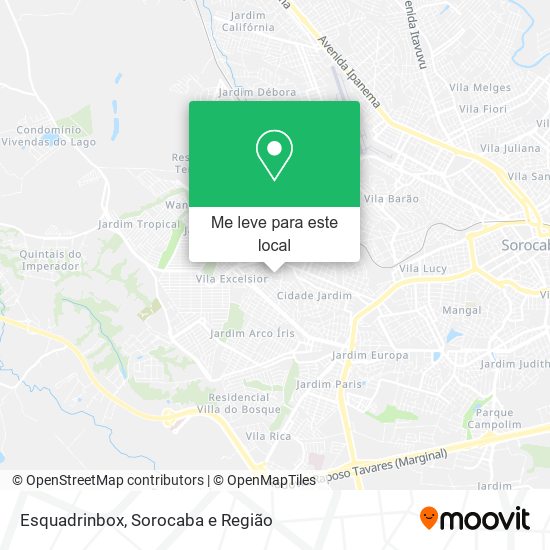 Esquadrinbox mapa