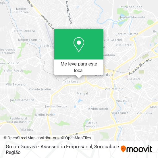 Grupo Gouvea - Assessoria Empresarial mapa