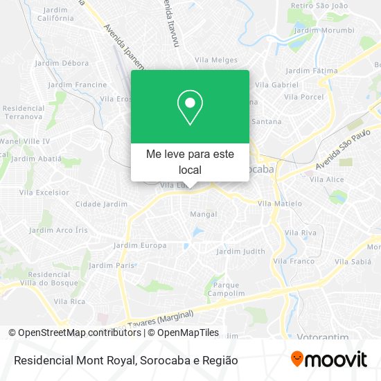 Residencial Mont Royal mapa