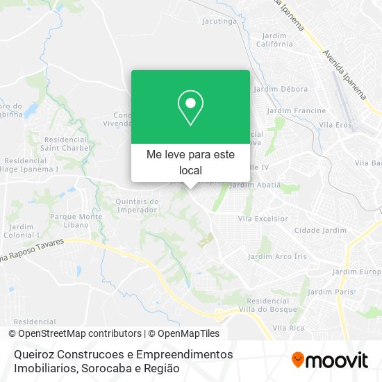 Queiroz Construcoes e Empreendimentos Imobiliarios mapa