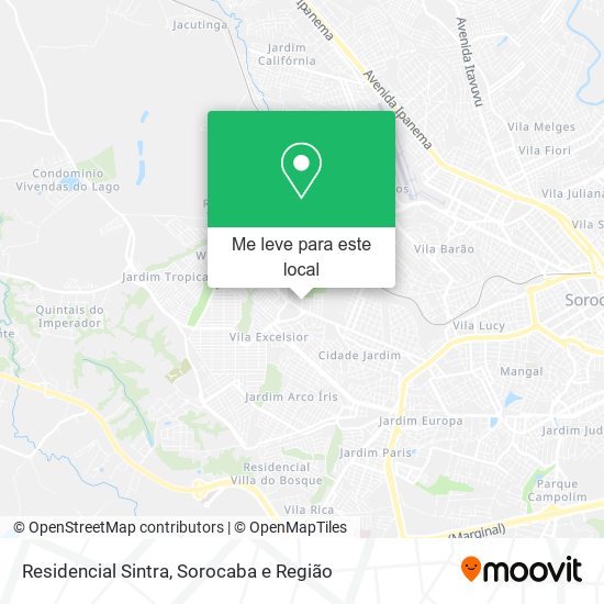 Residencial Sintra mapa