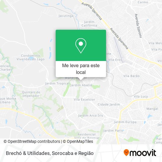 Brechó & Utilidades mapa