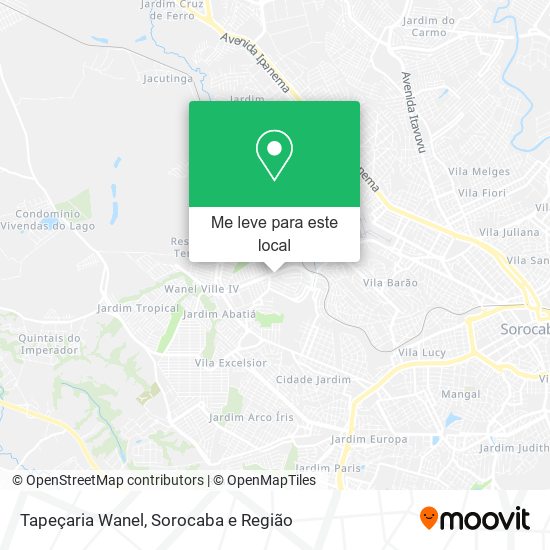 Tapeçaria Wanel mapa