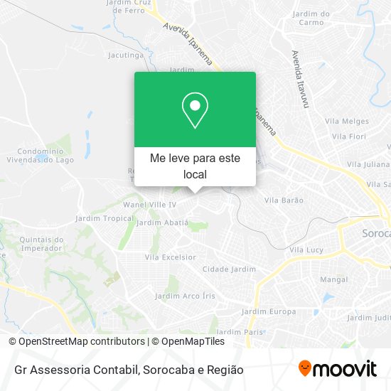 Gr Assessoria Contabil mapa