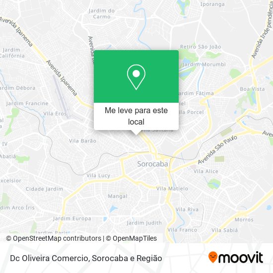 Dc Oliveira Comercio mapa