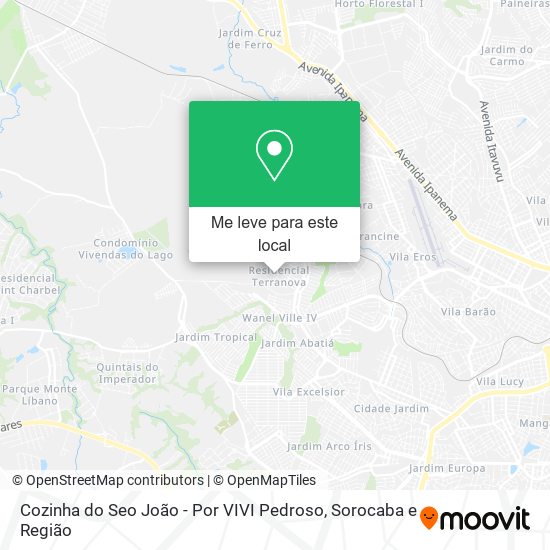 Cozinha do Seo João - Por VIVI Pedroso mapa