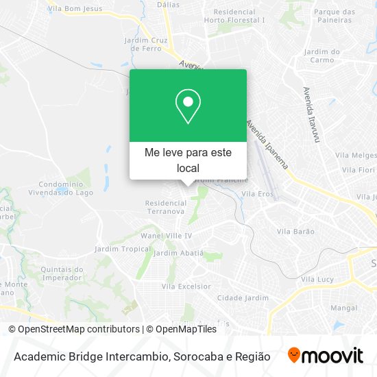 Academic Bridge Intercambio mapa