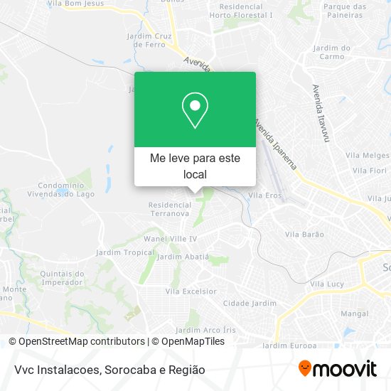 Vvc Instalacoes mapa