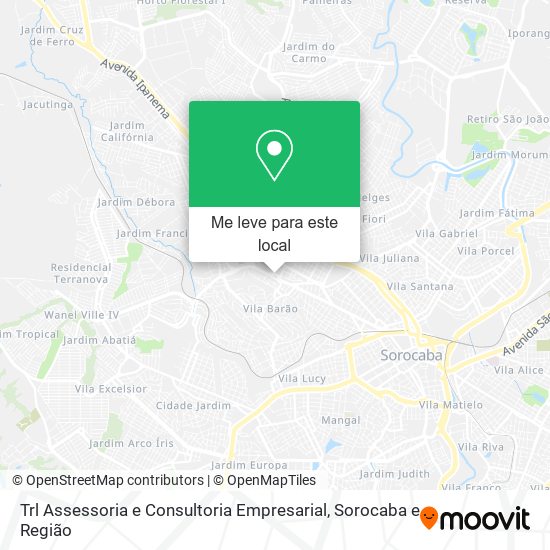 Trl Assessoria e Consultoria Empresarial mapa