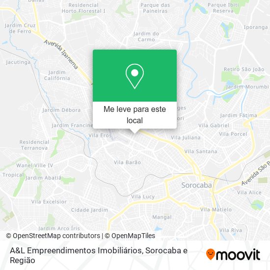 A&L Empreendimentos Imobiliários mapa
