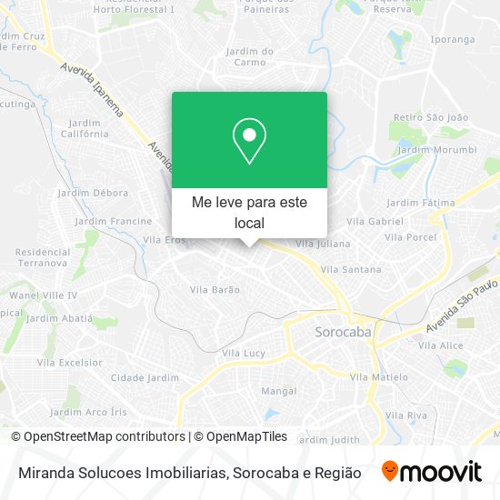 Miranda Solucoes Imobiliarias mapa