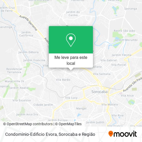 Condominio-Edificio Evora mapa