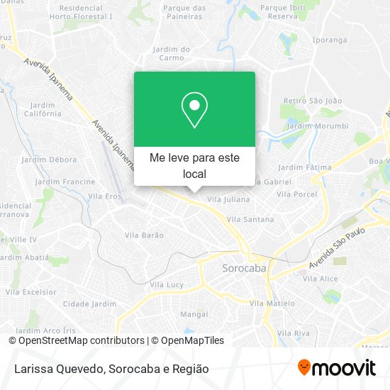 Larissa Quevedo mapa