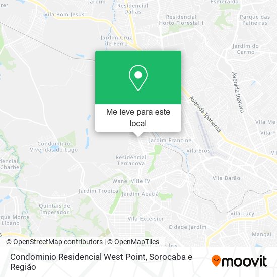 Condominio Residencial West Point mapa