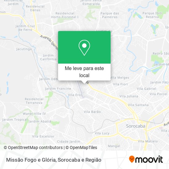 Missão Fogo e Glória mapa