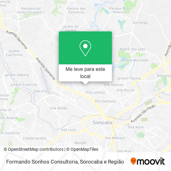 Formando Sonhos Consultoria mapa