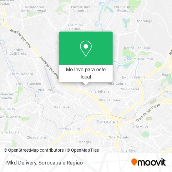 Mkd Delivery mapa