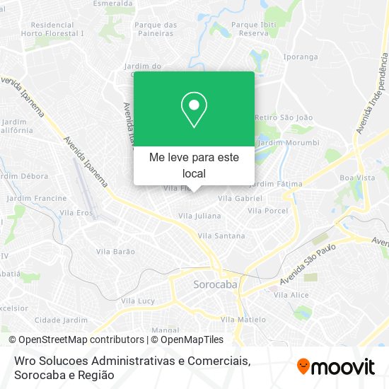 Wro Solucoes Administrativas e Comerciais mapa