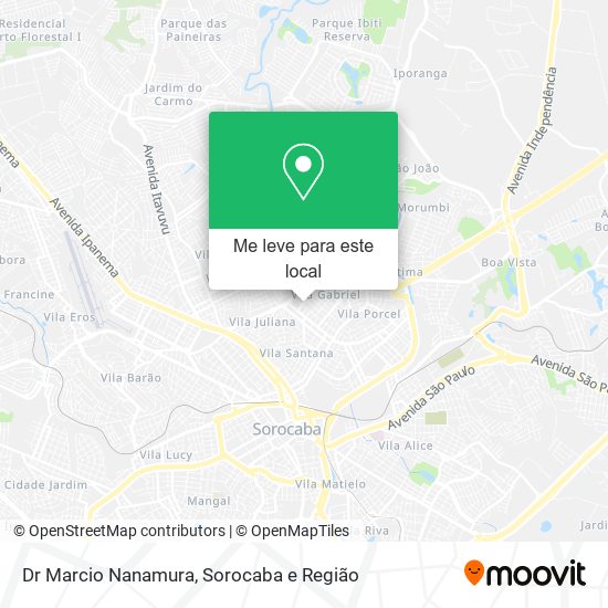 Dr Marcio Nanamura mapa