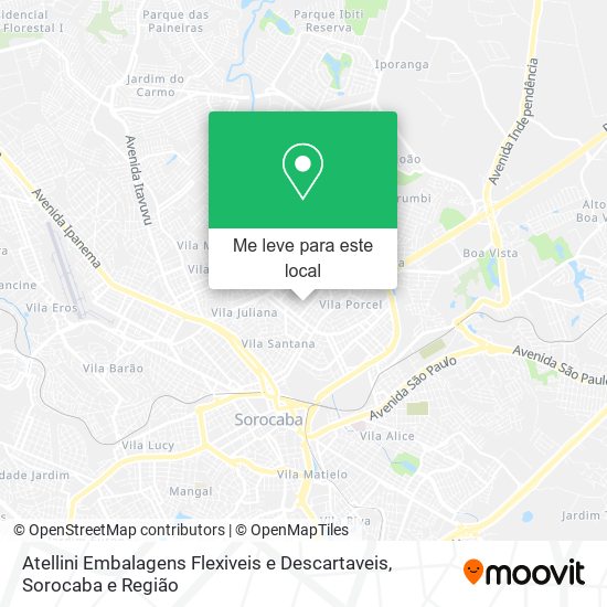 Atellini Embalagens Flexiveis e Descartaveis mapa