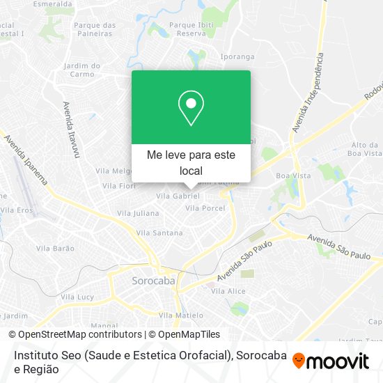 Instituto Seo (Saude e Estetica Orofacial) mapa