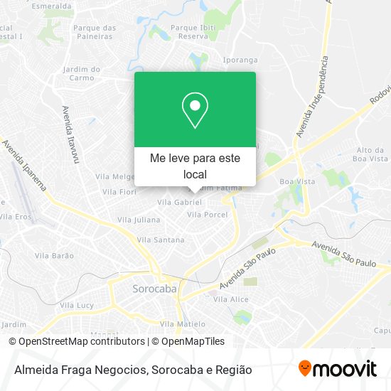 Almeida Fraga Negocios mapa