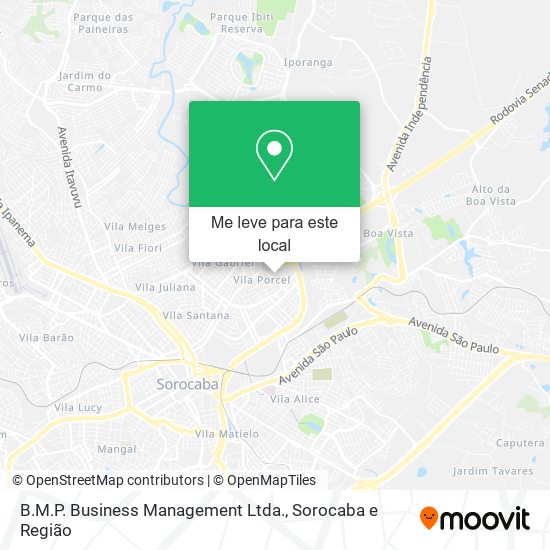 B.M.P. Business Management Ltda. mapa