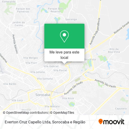 Everton Cruz Capello Ltda mapa