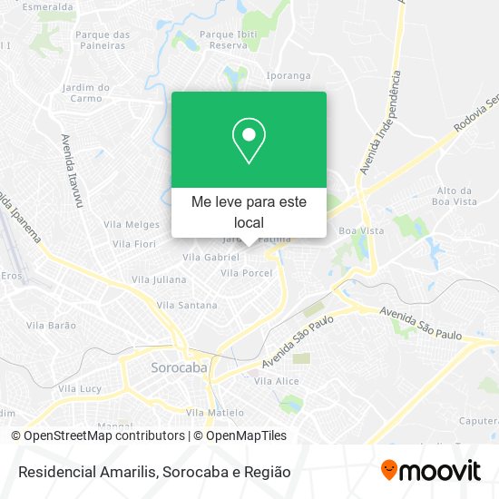 Residencial Amarilis mapa