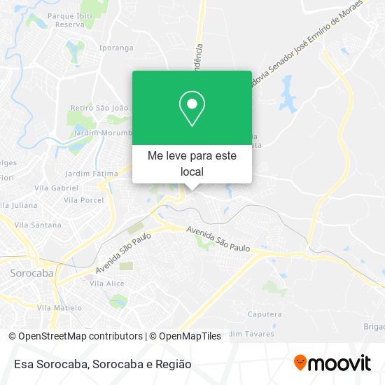 Esa Sorocaba mapa