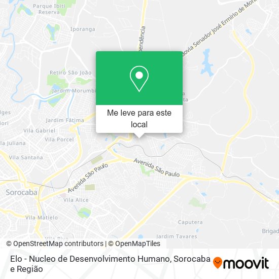 Elo - Nucleo de Desenvolvimento Humano mapa