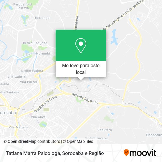 Tatiana Marra Psicologa mapa