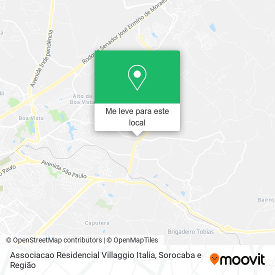 Associacao Residencial Villaggio Italia mapa