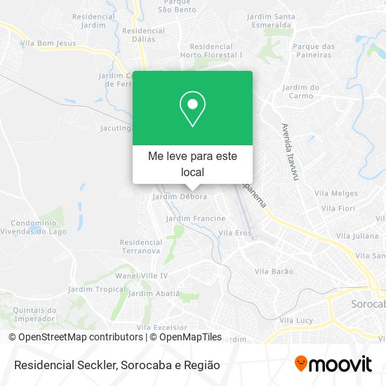 Residencial Seckler mapa
