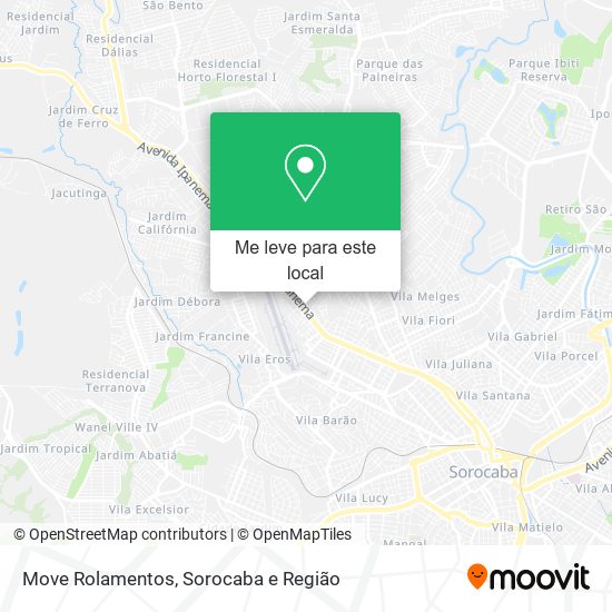 Move Rolamentos mapa