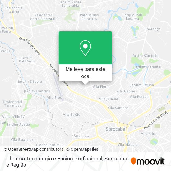 Chroma Tecnologia e Ensino Profissional mapa