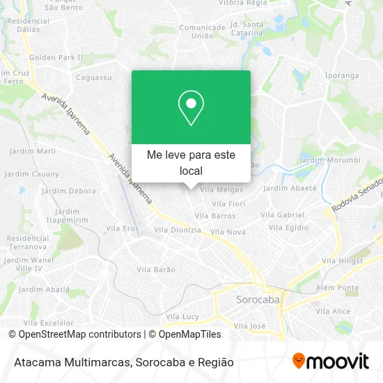 Atacama Multimarcas mapa