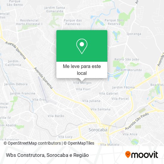 Wbs Construtora mapa