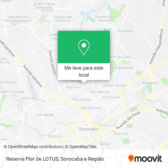 Reserva Flor de LOTUS mapa