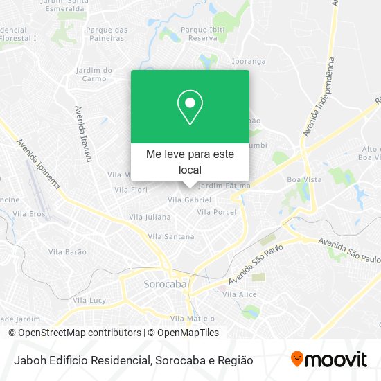 Jaboh Edificio Residencial mapa