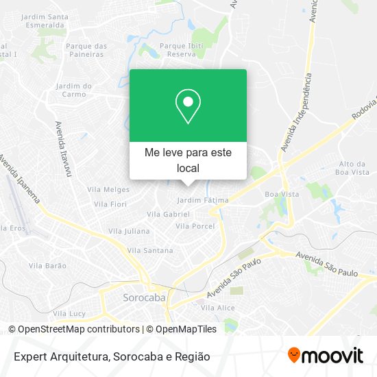 Expert Arquitetura mapa