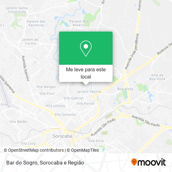 Bar do Sogro mapa