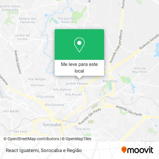 React Iguatemi mapa